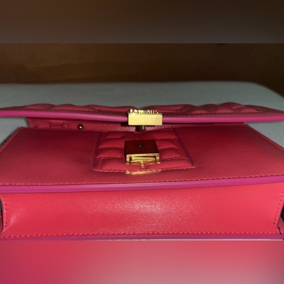 NWT, Balmain Paris 1945 Monogram Quilted Rose Leather Bag - Picture 9 of 9